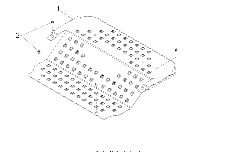 Floorboard Diagram and Parts List for RZT-LX54KW (17AICAXA010)(2018) Cub Cadet Lawn Tractor